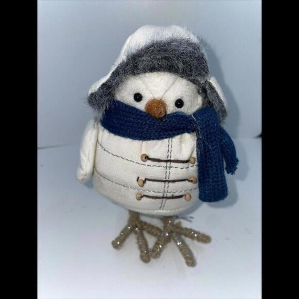Target Wondershop Bird 2018 FORREST Winter White Coat Blue Scarf